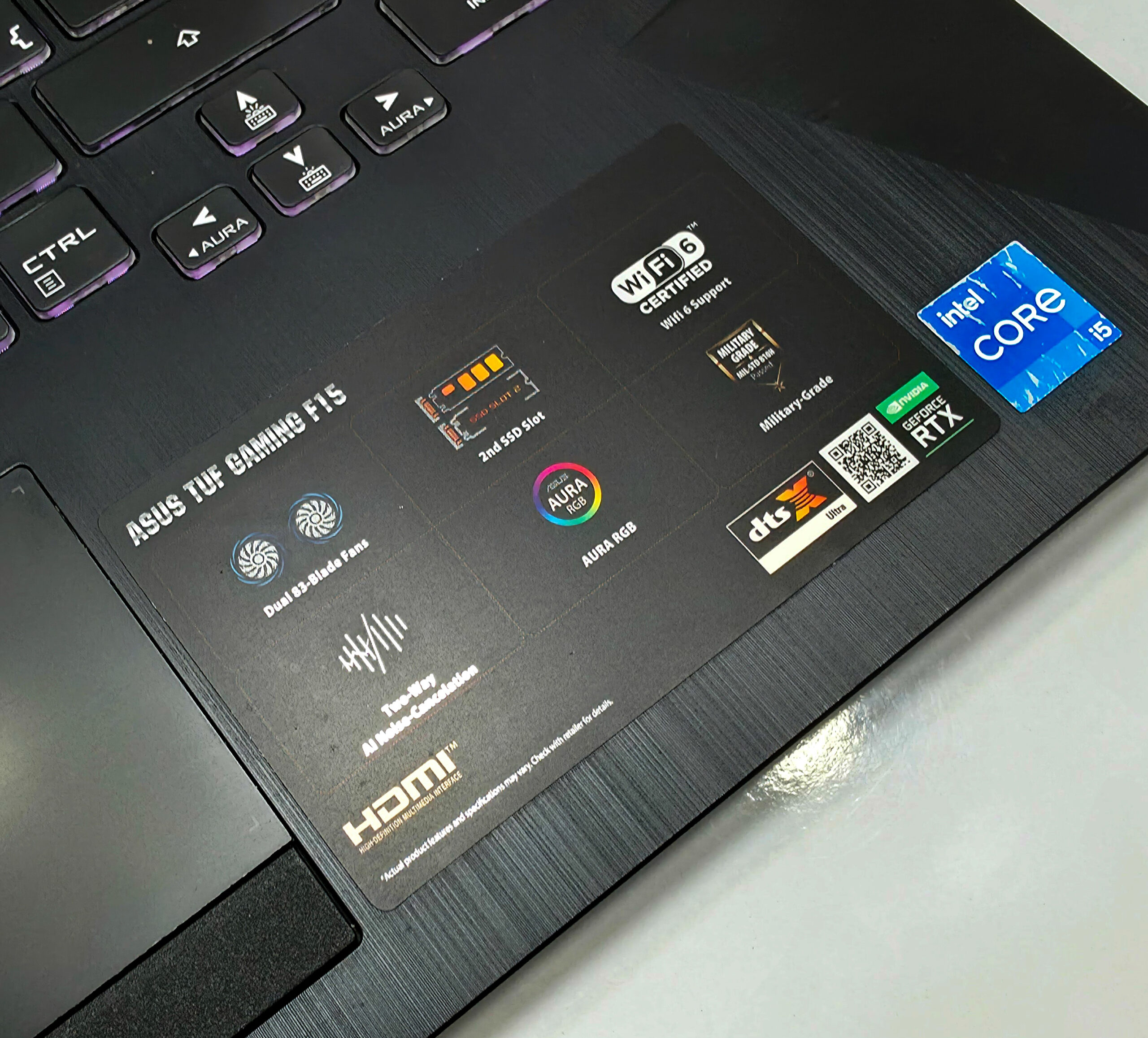 ASUS TUF-i5 11Th-16Ram 512SSD-RTX 3050 – Image 5