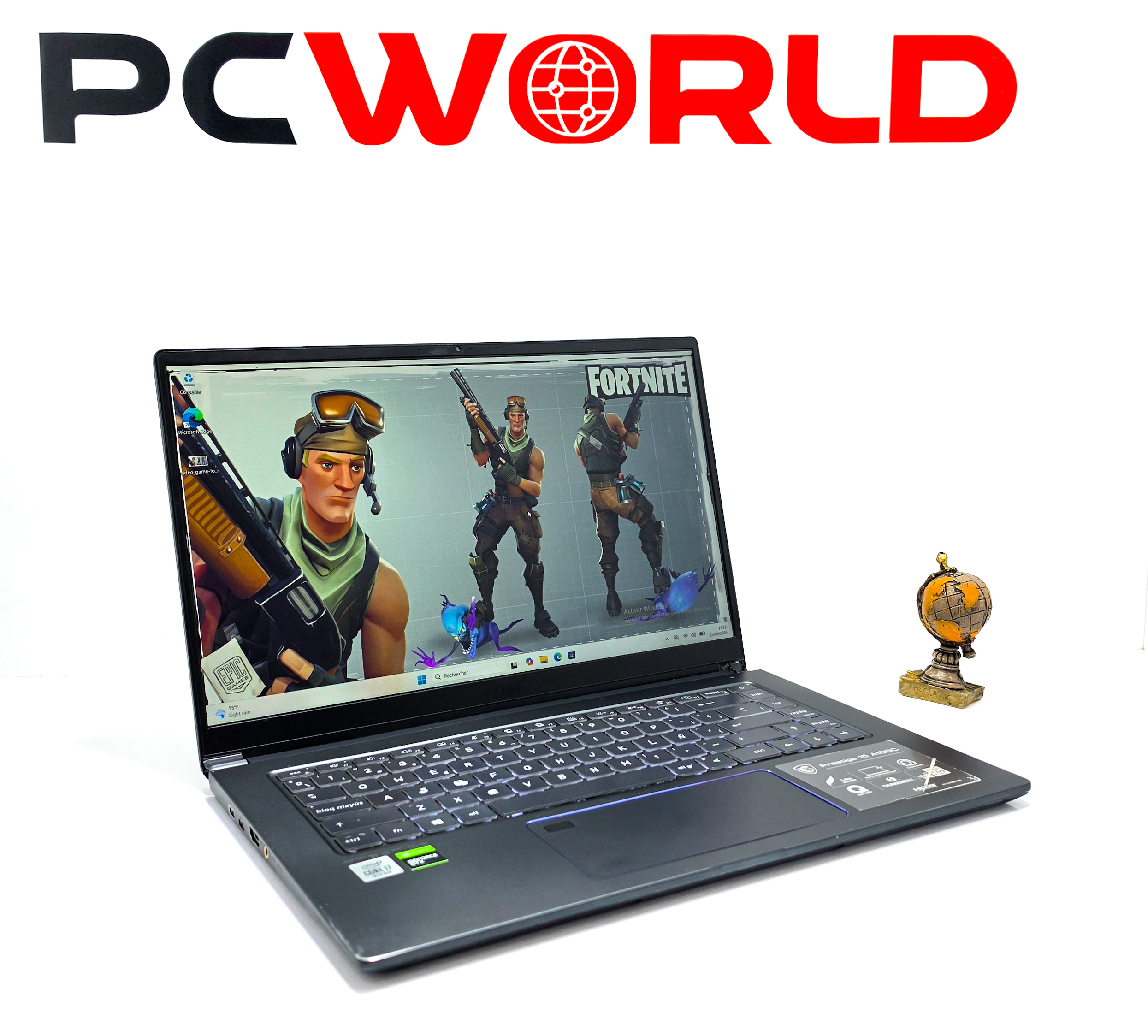 MSI Prestige A10SC-i7 10Th-32Ram 512SSD-GTX1650-15"